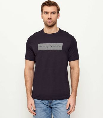T-shirt męski na lato Armani Exchange ze sklepu: Gomez Fashion Store w kategorii: T-shirty męskie - zdjęcie 874714-BD9-10338_AX262M000138I94