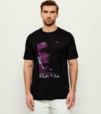 T-shirt męski w stylu młodzieżowym Armani Exchange ze sklepu: Gomez Fashion Store w kategorii: T-shirty męskie - zdjęcie 874714-BD9-10338_AX262M000143H50