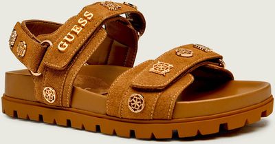 Sandały damskie na lato Guess ze sklepu: Gomez Fashion Store w kategorii: Sandały damskie - zdjęcie 874714-BD9-10338_GU261W000098211