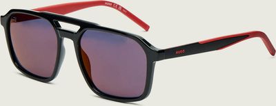 HUGO - Okulary przeciwsłoneczne ze sklepu: Gomez Fashion Store w kategorii: Okulary przeciwsłoneczne męskie - zdjęcie 874714-BD9-10338_BU255M000272044