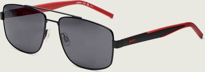 HUGO - Okulary przeciwsłoneczne ze sklepu: Gomez Fashion Store w kategorii: Okulary przeciwsłoneczne męskie - zdjęcie 874714-BD9-10338_BU255M000274A01