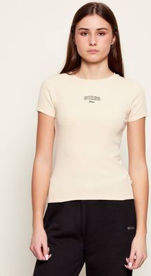 Bluzka damska młodzieżowa Guess Jeans ze sklepu: Gomez Fashion Store w kategorii: Bluzki damskie - zdjęcie 874714-BD9-10338_GE261W000012Q57