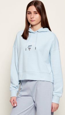Guess Jeans - Bluza damska jesienna ze sklepu: Gomez Fashion Store w kategorii: Bluzy damskie - zdjęcie 874714-BD9-10338_GE261W000015W44
