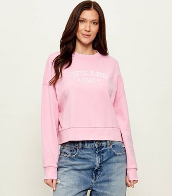Guess Jeans - Bluza damska na jesień młodzieżowa ze sklepu: Gomez Fashion Store w kategorii: Bluzy damskie - zdjęcie 874714-BD9-10338_GE261W000017W45