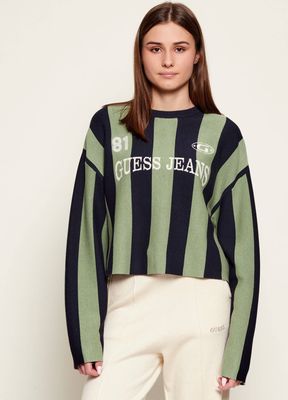 Sweter damski casual Guess Jeans ze sklepu: Gomez Fashion Store w kategorii: Swetry damskie - zdjęcie 874714-BD9-10338_GE261W000020W47