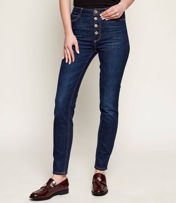 Jeansy damskie w miejskim stylu Guess ze sklepu: Gomez Fashion Store w kategorii: Jeansy damskie - zdjęcie 874714-BD9-10338_GJ261W000006W51