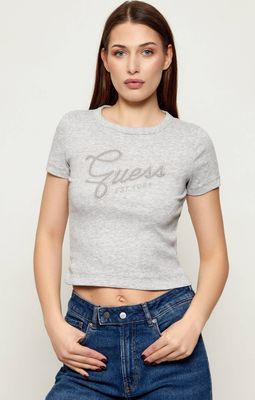 Bluzka damska na wiosnę w stylu młodzieżowym Guess ze sklepu: Gomez Fashion Store w kategorii: Bluzki damskie - zdjęcie 874714-BD9-10338_GJ261W000029766