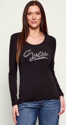 Bluzka damska casual Guess ze sklepu: Gomez Fashion Store w kategorii: Bluzki damskie - zdjęcie 874714-BD9-10338_GJ261W000032058