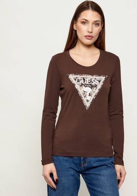 Bluzka damska casual młodzieżowa Guess ze sklepu: Gomez Fashion Store w kategorii: Bluzki damskie - zdjęcie 874714-BD9-10338_GJ261W000037I17