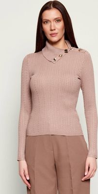 Sweter damski na wiosnę Guess ze sklepu: Gomez Fashion Store w kategorii: Swetry damskie - zdjęcie 874714-BD9-10338_GJ261W000064J79