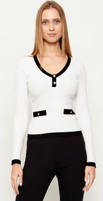 Bluzka damska na wiosnę Guess ze sklepu: Gomez Fashion Store w kategorii: Bluzki damskie - zdjęcie 874714-BD9-10338_GJ261W000066H47
