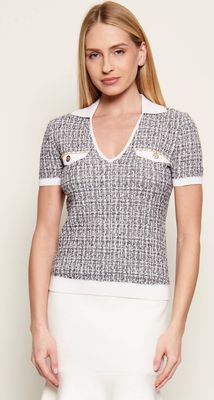 Sweter damski wiosenny Guess ze sklepu: Gomez Fashion Store w kategorii: Swetry damskie - zdjęcie 874714-BD9-10338_GJ261W000067W65