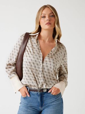 Guess - Koszula damska ze sklepu: Gomez Fashion Store w kategorii: Koszule damskie - zdjęcie 874714-BD9-10338_GJ261W000081W19