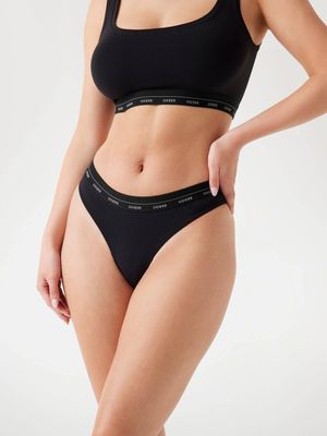 Majtki damskie z napisami klasyczne Guess Underwear ze sklepu: Gomez Fashion Store w kategorii: Majtki damskie - zdjęcie 874714-BD9-10338_GB261W000006046