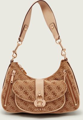 Torebka hobo elegancki Guess ze sklepu: Gomez Fashion Store w kategorii: Torebki hobo - zdjęcie 874714-BD9-10338_GU262W000075D51