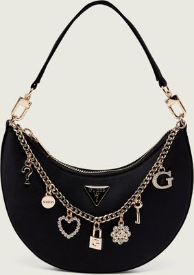 Torebka hobo elegancki Guess ze sklepu: Gomez Fashion Store w kategorii: Torebki hobo - zdjęcie 874714-BD9-10338_GU262W000168489