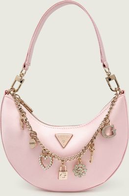 Torebka hobo elegancki Guess ze sklepu: Gomez Fashion Store w kategorii: Torebki hobo - zdjęcie 874714-BD9-10338_GU262W000168218