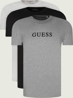 T-shirt męski na wiosnę w stylu młodzieżowym Guess Underwear ze sklepu: Gomez Fashion Store w kategorii: T-shirty męskie - zdjęcie 874714-BD9-10338_GB262M000019Q87