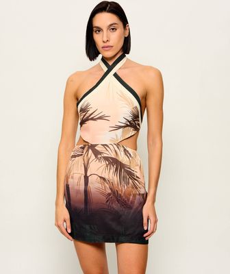 Sukienka na lato Guess ze sklepu: Gomez Fashion Store w kategorii: Sukienki - zdjęcie 874714-BD9-10338_GW262W000025H33