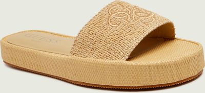 Klapki damskie na lato Guess ze sklepu: Gomez Fashion Store w kategorii: Klapki damskie - zdjęcie 874714-BD9-10338_GW262W000048H10