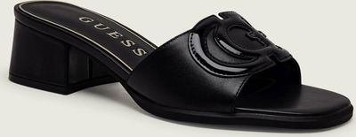 Klapki damskie na lato Guess ze sklepu: Gomez Fashion Store w kategorii: Klapki damskie - zdjęcie 874714-BD9-10338_GU262W000182990