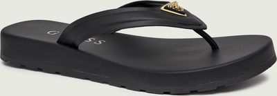 Klapki damskie na lato Guess ze sklepu: Gomez Fashion Store w kategorii: Klapki damskie - zdjęcie 874714-BD9-10338_GU262W000183990