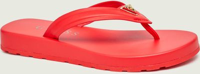Klapki damskie na lato Guess ze sklepu: Gomez Fashion Store w kategorii: Klapki damskie - zdjęcie 874714-BD9-10338_GU262W000183462