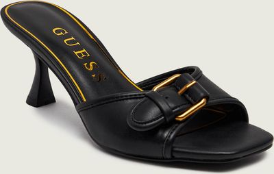 Klapki damskie na lato Guess ze sklepu: Gomez Fashion Store w kategorii: Klapki damskie - zdjęcie 874714-BD9-10338_GU262W000192990