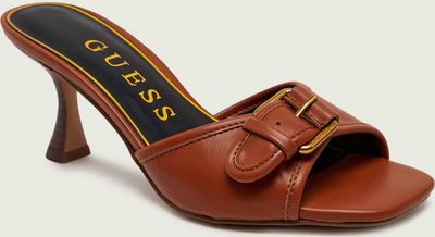 Klapki damskie na lato Guess ze sklepu: Gomez Fashion Store w kategorii: Klapki damskie - zdjęcie 874714-BD9-10338_GU262W000192211