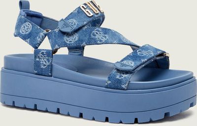 Sandały damskie na lato Guess ze sklepu: Gomez Fashion Store w kategorii: Sandały damskie - zdjęcie 874714-BD9-10338_GU262W000207991