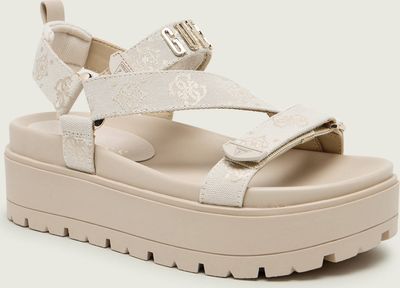 Sandały damskie na lato Guess ze sklepu: Gomez Fashion Store w kategorii: Sandały damskie - zdjęcie 874714-BD9-10338_GU262W000208810
