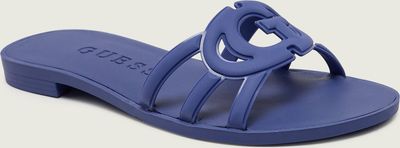Klapki damskie na lato Guess ze sklepu: Gomez Fashion Store w kategorii: Klapki damskie - zdjęcie 874714-BD9-10338_GU262W000217991