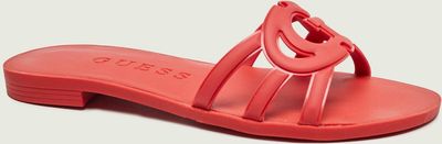Klapki damskie na lato Guess ze sklepu: Gomez Fashion Store w kategorii: Klapki damskie - zdjęcie 874714-BD9-10338_GU262W000217992