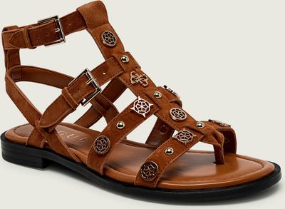 Sandały damskie na lato Guess ze sklepu: Gomez Fashion Store w kategorii: Sandały damskie - zdjęcie 874714-BD9-10338_GU262W000242211
