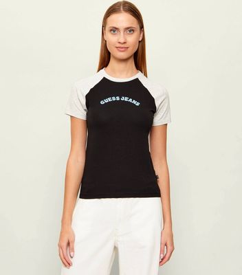 Bluzka damska na wiosnę Guess Jeans ze sklepu: Gomez Fashion Store w kategorii: Bluzki damskie - zdjęcie 874714-BD9-10338_GE262W000018058