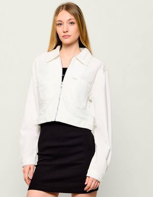 Kurtka damska na wiosnę Guess Jeans ze sklepu: Gomez Fashion Store w kategorii: Kurtki damskie - zdjęcie 874714-BD9-10338_GE262W000023T40