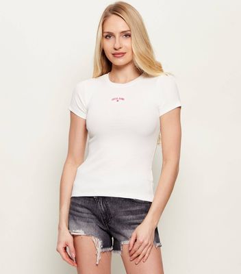 Bluzka damska młodzieżowa casual Guess Jeans ze sklepu: Gomez Fashion Store w kategorii: Bluzki damskie - zdjęcie 874714-BD9-10338_GE262W000026R35