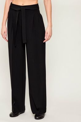 BOSS BLACK - Spodnie damskie retro ze sklepu: Gomez Fashion Store w kategorii: Spodnie damskie - zdjęcie 874714-BD9-10338_BB255W000067001