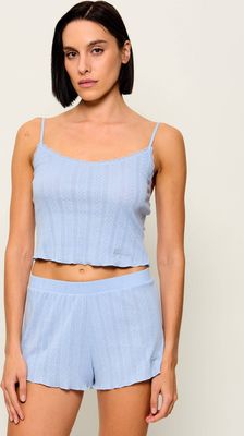 Guess Underwear - Piżama gładka casual ze sklepu: Gomez Fashion Store w kategorii: Piżamy damskie - zdjęcie 874714-BD9-10338_GB262W000009Y61
