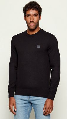 Sweter męski casualowy zimowy BOSS ORANGE ze sklepu: Gomez Fashion Store w kategorii: Swetry męskie - zdjęcie 874714-BD9-10338_BO255M000026001