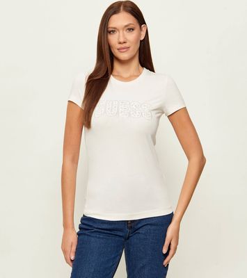 Bluzka damska na lato Guess ze sklepu: Gomez Fashion Store w kategorii: Bluzki damskie - zdjęcie 874714-BD9-10338_GJ262W000015H47
