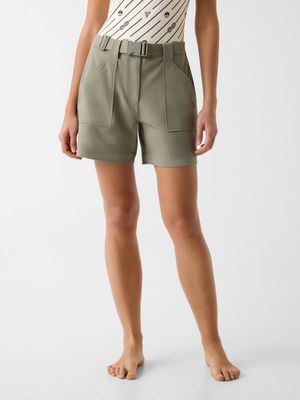 Guess - Szorty na wiosnę w sportowym stylu ze sklepu: Gomez Fashion Store w kategorii: Szorty - zdjęcie 874714-BD9-10338_GJ262W000024996