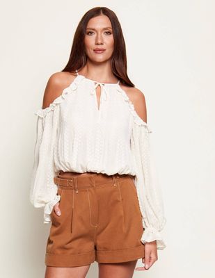 Bluzka damska letnia Guess ze sklepu: Gomez Fashion Store w kategorii: Bluzki damskie - zdjęcie 874714-BD9-10338_GJ262W000051J34