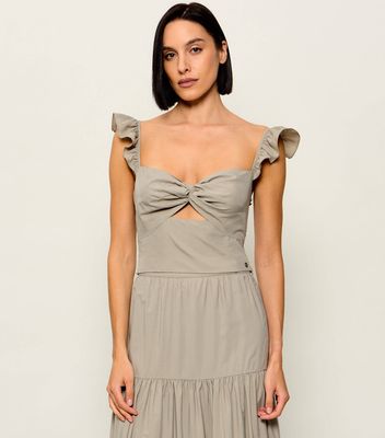 Bluzka damska na lato Guess ze sklepu: Gomez Fashion Store w kategorii: Bluzki damskie - zdjęcie 874714-BD9-10338_GJ262W000055M08