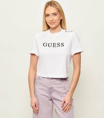Bluzka damska Guess ze sklepu: Gomez Fashion Store w kategorii: Bluzki damskie - zdjęcie 874714-BD9-10338_GJ262W000059F11