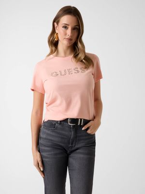 Bluzka damska w stylu młodzieżowym Guess ze sklepu: Gomez Fashion Store w kategorii: Bluzki damskie - zdjęcie 874714-BD9-10338_GJ262W000064G14