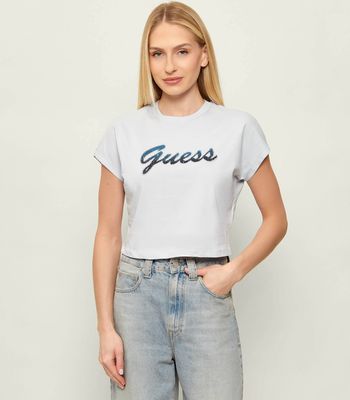 Guess - Bluzka damska na lato ze sklepu: Gomez Fashion Store w kategorii: Bluzki damskie - zdjęcie 874714-BD9-10338_GJ262W000074T67