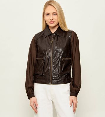 Kamizelka damska Guess ze sklepu: Gomez Fashion Store w kategorii: Kamizelki damskie - zdjęcie 874714-BD9-10338_GJ262W000090R80
