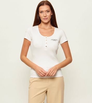 Guess - Bluzka damska ze sklepu: Gomez Fashion Store w kategorii: Bluzki damskie - zdjęcie 874714-BD9-10338_GJ262W000096H47
