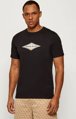 T-shirt męski na wiosnę Guess Jeans ze sklepu: Gomez Fashion Store w kategorii: T-shirty męskie - zdjęcie 874714-BD9-10338_GE262M000010058